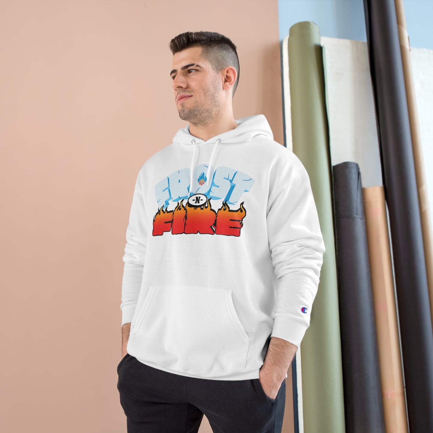 Frost n Fire x Champion. Desert Hoodie Multi Color