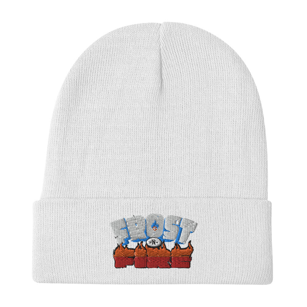 Embroidered FrostnFire Beanie